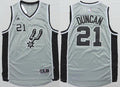 Men’s San Antonio Spurs #21 Tim Duncan Revolution 30 Swingman 2015 Gray Jersey