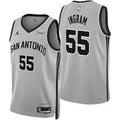 Men’s San Antonio Spurs #55 Harrison Ingram 2025-26 Silver Statement Edition Swingman Jersey