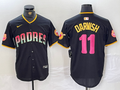 Men’s San Diego Padres Yu Darvish #11 Black Jersey