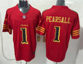 Mens San Francisco 49ers #1 Ricky Pearsall Rivalry Collection F.U.S.E. Limited Jersey Red