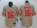 Men’s San Francisco 49ers #16 Joe Montana Nike Gold Inverted Limited Player Jersey