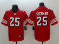 Men’s San Francisco 49ers #25 Richard Sherman Nike Red Vapor Untouchable Color Rush Limited Player Jersey