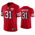 Mens San Francisco 49ers #31 Raheem Mostert Nike Scarlet Retro 1994 75th Anniversary Throwback Classic Limited Jersey
