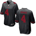 Mens San Francisco 49ers #4 Kurtis Rourke Nike Black Alternate Vapor F.U.S.E. Limited Jersey