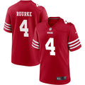 Mens San Francisco 49ers #4 Kurtis Rourke Nike Scarlet F.U.S.E. Vapor Limited Jersey