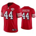 Mens San Francisco 49ers #44 Kyle Juszczyk Nike Scarlet Retro 1994 75th Anniversary Throwback Classic Limited Jersey