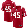 Mens San Francisco 49ers #45 Nick Martin Nike Scarlet F.U.S.E. Vapor Limited Jersey
