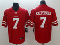 Men’s San Francisco 49ers #7 Colin Kaepernick  Nike Scarlet Vapor Limited Player Jersey