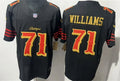 Mens San Francisco 49ers #71 Trent Williams Black Rivalry Collection F.U.S.E. Limited Jersey