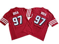 Men’s San Francisco 49ers #97 Nick Bosa Nike Scarlet Alternate F.U.S.E. Vapor Limited Jersey