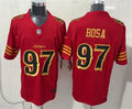 Mens San Francisco 49ers #97 Nick Bosa Rivalry Collection F.U.S.E. Limited Jersey Red