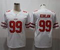 Men’s San Francisco 49ers #99 Javon Kinlaw Nike White Vapor Limited Player Jersey