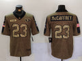 Men’s San Francisco 49ers Christian McCaffrey #23 Brown Jersey