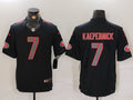 Men’s San Francisco 49ers Colin Kaepernick #7 Black Team Jersey