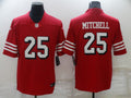 Men’s San Francisco 49ers Elijah Mitchell #25 Scarlet Alternate Team Jersey