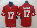 Men’s San Francisco 49ers Emmanuel Sanders #17 Red Jersey