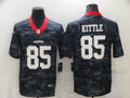 Men’s San Francisco 49ers George Kittle #85 Gray Camouflage Jersey