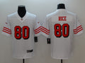 Men’s San Francisco 49ers Jerry Rice #80 White Jersey