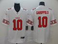 Men’s San Francisco 49ers Jimmy Garoppolo #10 White Alternate Jersey