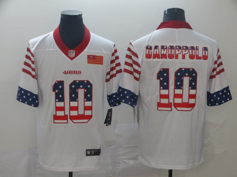 Men’s San Francisco 49ers Jimmy Garoppolo #10 White Jersey