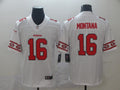 Men’s San Francisco 49ers Joe Montana #16 White Authentic Jersey