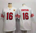 Men’s San Francisco 49ers Joe Montana White 75th Anniversary Jersey