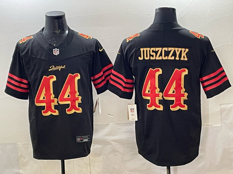 Men’s San Francisco 49ers Kyle Juszczyk #44 Black 2025 Rivalries Collection Limited Jersey