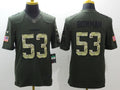 Men’s San Francisco 49ers Navoro Bowman #53 Army Green Jersey