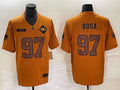 Men’s San Francisco 49ers Nick Bosa #97 Brown 2023 Salute To Service Retired Limited Jersey