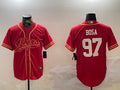 Men’s San Francisco 49ers Nick Bosa #97 Scarlet Team Jersey