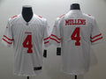 Men’s San Francisco 49ers Nick Mullens #4 White Jersey