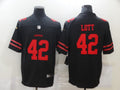Men’s San Francisco 49ers Ronnie Lott #42 Black Jersey
