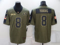 Men’s San Francisco 49ers Steve Young #8 Brown Jersey