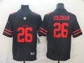 Men’s San Francisco 49ers Tevin Coleman #26 Black Jersey