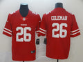 Men’s San Francisco 49ers Tevin Coleman #26 Red Jersey