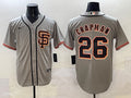 Men’s San Francisco Giants Matt Chapman #26 Gray Jersey