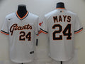 Men’s San Francisco Giants Willie Mays #24 White Jersey