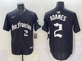 Men’s San Francisco Giants Willy Adames #2 Black Jersey