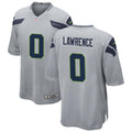Men’s Seattle Seahawks #0 DeMarcus Lawrence Nike Gray Alternate Vapor F.U.S.E. Limited Jersey