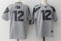 Men’s Seattle Seahawks 12th Fan Gray Jersey