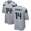 Men’s Seattle Seahawks #14 Sam Darnold Nike Gray Alternate Vapor F.U.S.E. Limited Jersey