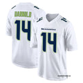 Mens Seattle Seahawks #14 Sam Darnold Nike White Tundra Fashion Game Jersey