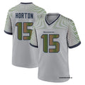 Men’s Seattle Seahawks #15 Tory Horton Wolf Gray Soundwaves Rivalries Collection Vapor F.U.S.E. Limited Jersey