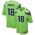 Men’s Seattle Seahawks #18 Elijah Arroyo Nike Neon Green Alternate Vapor F.U.S.E. Limited Jersey