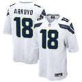 Men’s Seattle Seahawks #18 Elijah Arroyo Nike White Vapor F.U.S.E. Limited Jersey