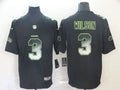 Men’s Seattle Seahawks #3 Russell Wilson Black Alternate Jersey