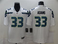 Men’s Seattle Seahawks #33 Jamal Adams Nike White Vapor Limited Jersey