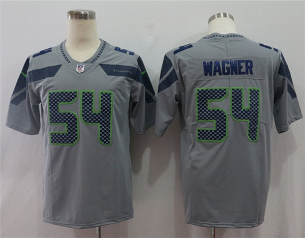 Men’s Seattle Seahawks #54 Bobby Wagner Nike Gray Alternate Vapor Limited Jersey