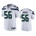 Mens Seattle Seahawks #56 Jordyn Brooks Nike White Vapor Limited Jersey