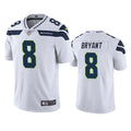 Men’s Seattle Seahawks #8 Coby Bryant Nike White Vapor Limited Jersey